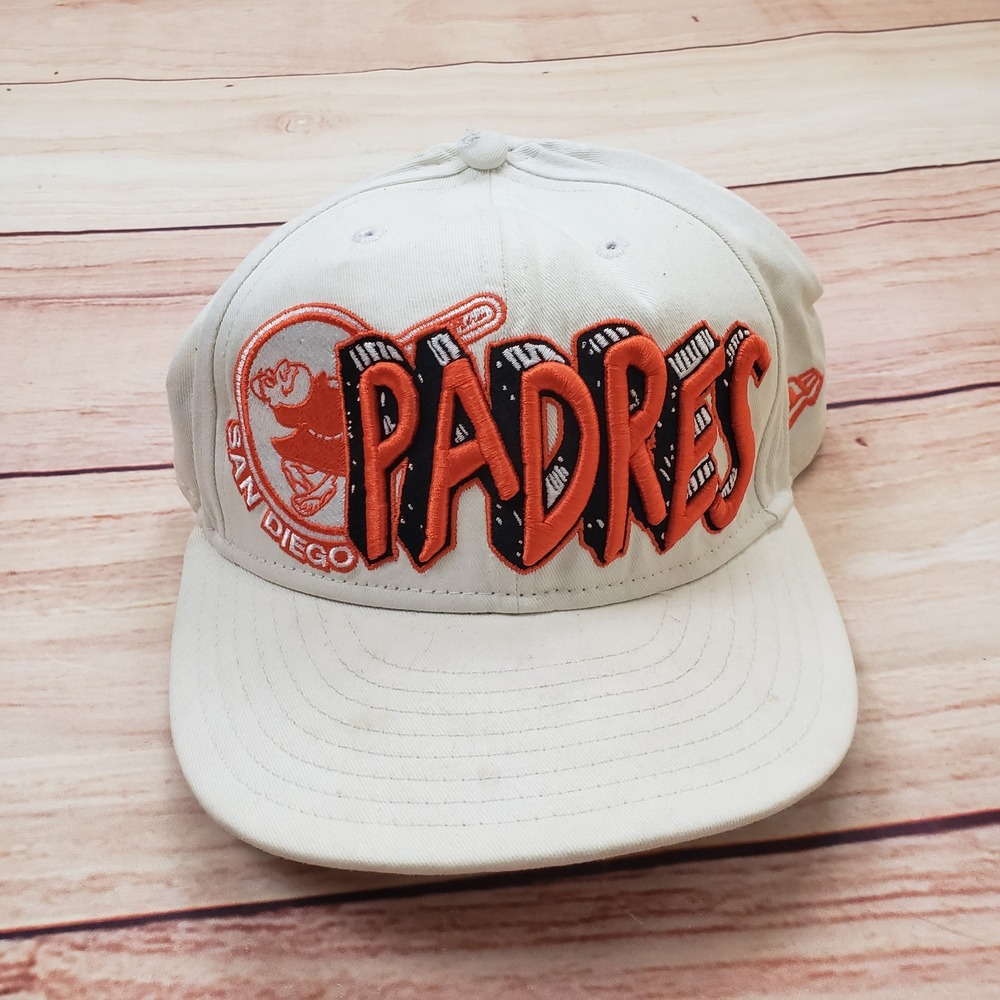 San Diego Padres Graffiti Fitted Hat Cap 7 1/4 White MLB Baseball New Era